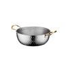 Stainless Steel Soup Pot Double Handle Milk Pot Hot Pot Korean Ramen Pot  Induction Cooker