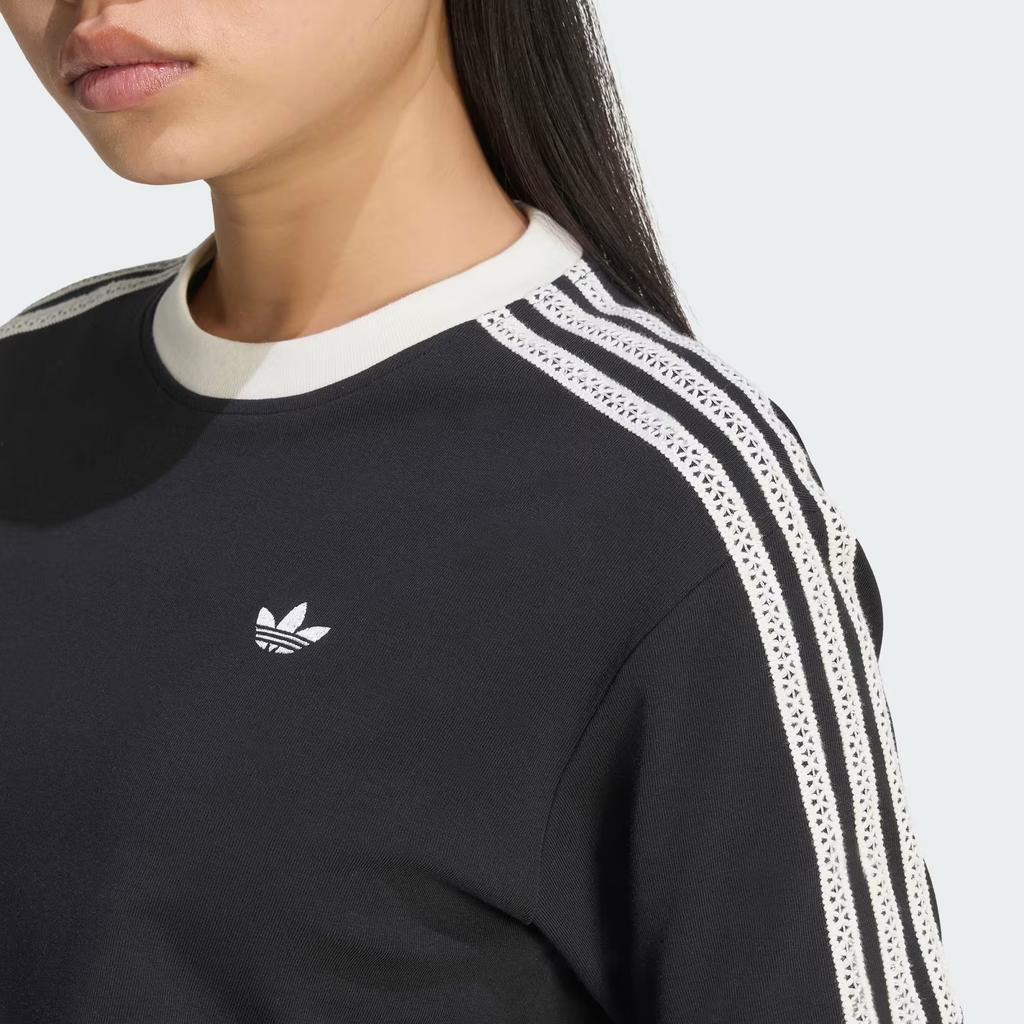 Adidas Originals Summer Glow Advanced Classic Three Stripe Casual Woven Round Neck Short Sleeve T-Shirt Women Tops KY8127