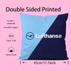 Deutsche Lufthansa German Airlines Pillow Case Anti-dustmite Pillowcase Invisible zipper silky short plush Sofa cushion cover