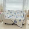 Thickened Double-Sided Fleece Blanket: Versatile Bed Coverlet & Sofa Throw for All Seasons