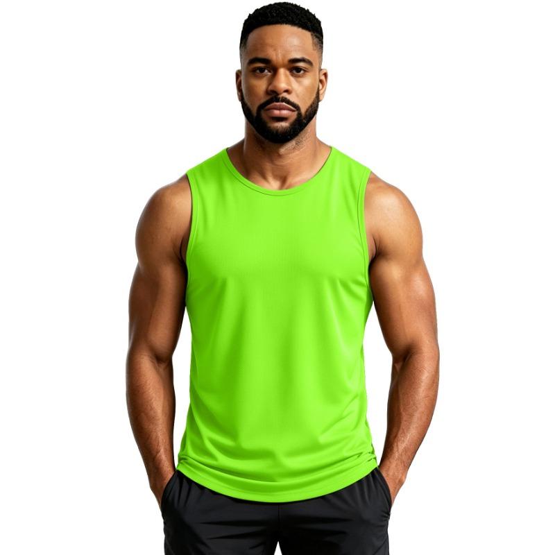 Men S Sleeveless Workout Tank Top Summer Breathable Quick Dry
