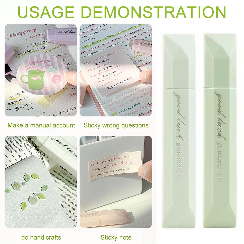 4pcs Double Sided Tape Pens,Aesthetic Correction Tape,Double Sided Dot Glue Tape Pen For Scrapbooking DIY Crafting Art