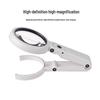 Foldable Handheld USB Plug-In Magnifier with 8 LED Lights for Reading - FS75RC