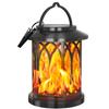Solar Flame Lanterns Outdoor Waterproof Upgraded Flickering Flame Solar Lantern Lights Decorative Hanging Lamp for Yard Garden
