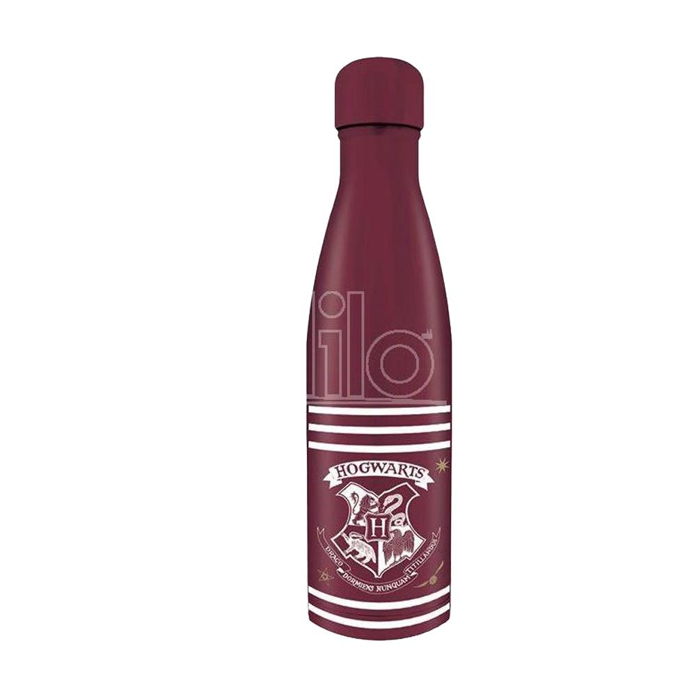 Harry Potter Stripe Crest Metal 550ml Water Bottle