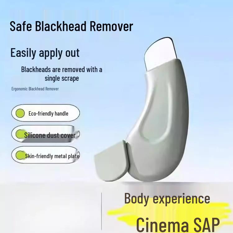 Set de 2 piezas removedor de puntos negros de 0,01 mm y raspador facial limpiador de poros