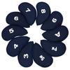 10Pcs Soft Golf Iron Head Covers Protective Golf Headcover Protective Cover Rod Head Cases Golf Accessories Nduring