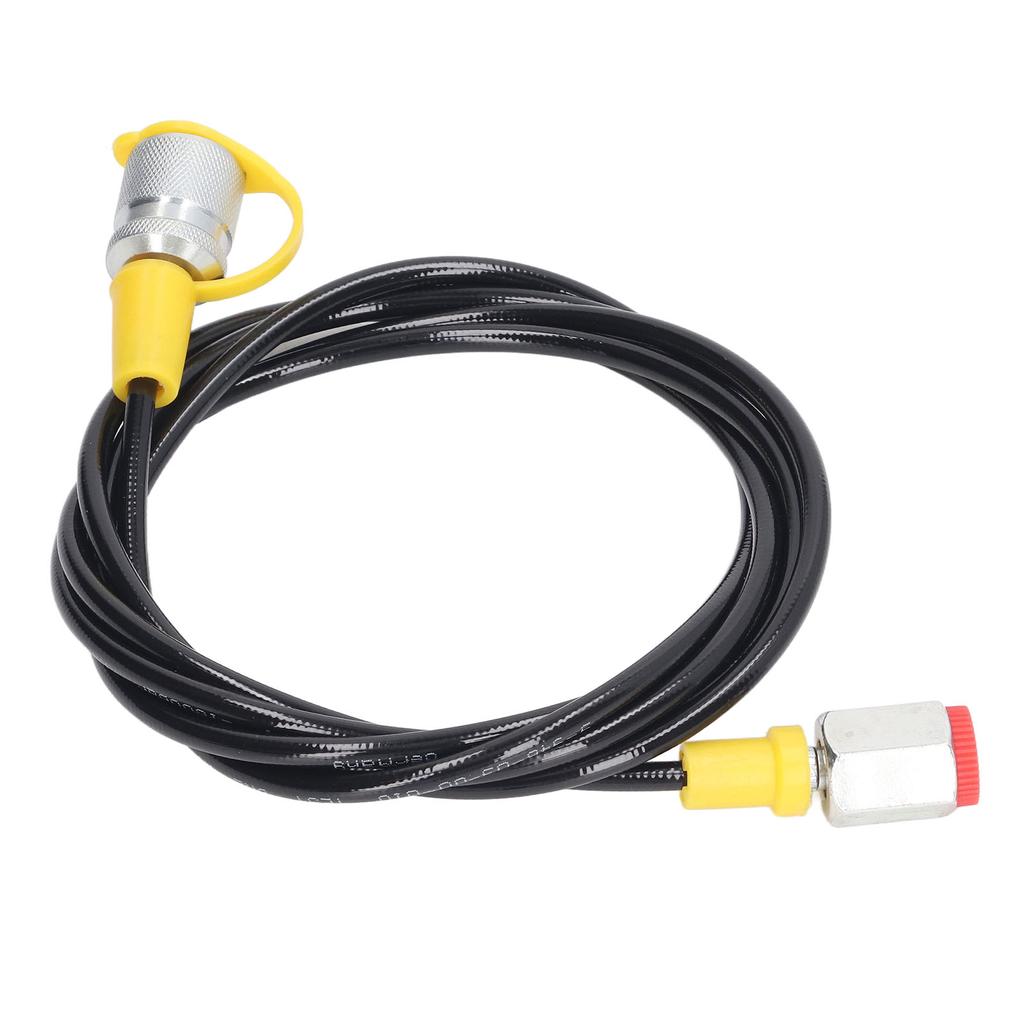 2m 6ft Hydraulisk trykktestslange 630Bar M16 X 2‑1 4BSP PU-kappe Høytrykksbestandig testkoblingsslange