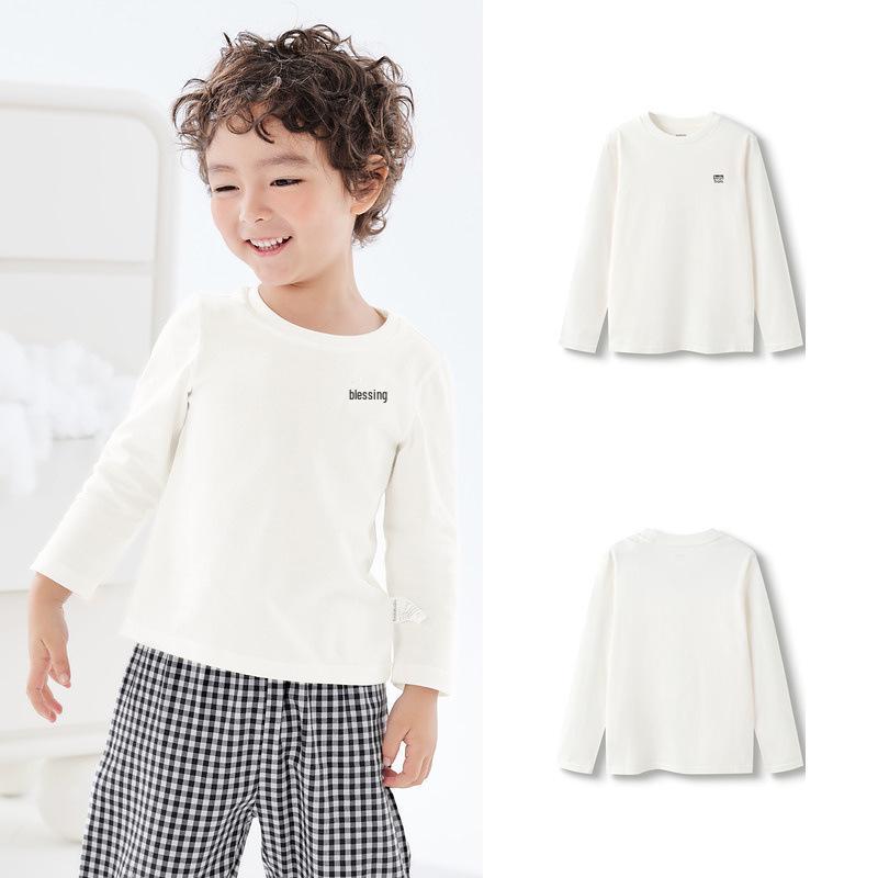 Balabala Kids' Long-Sleeve T-Shirt 2025: Spring & Autumn Style for Boys & Girls