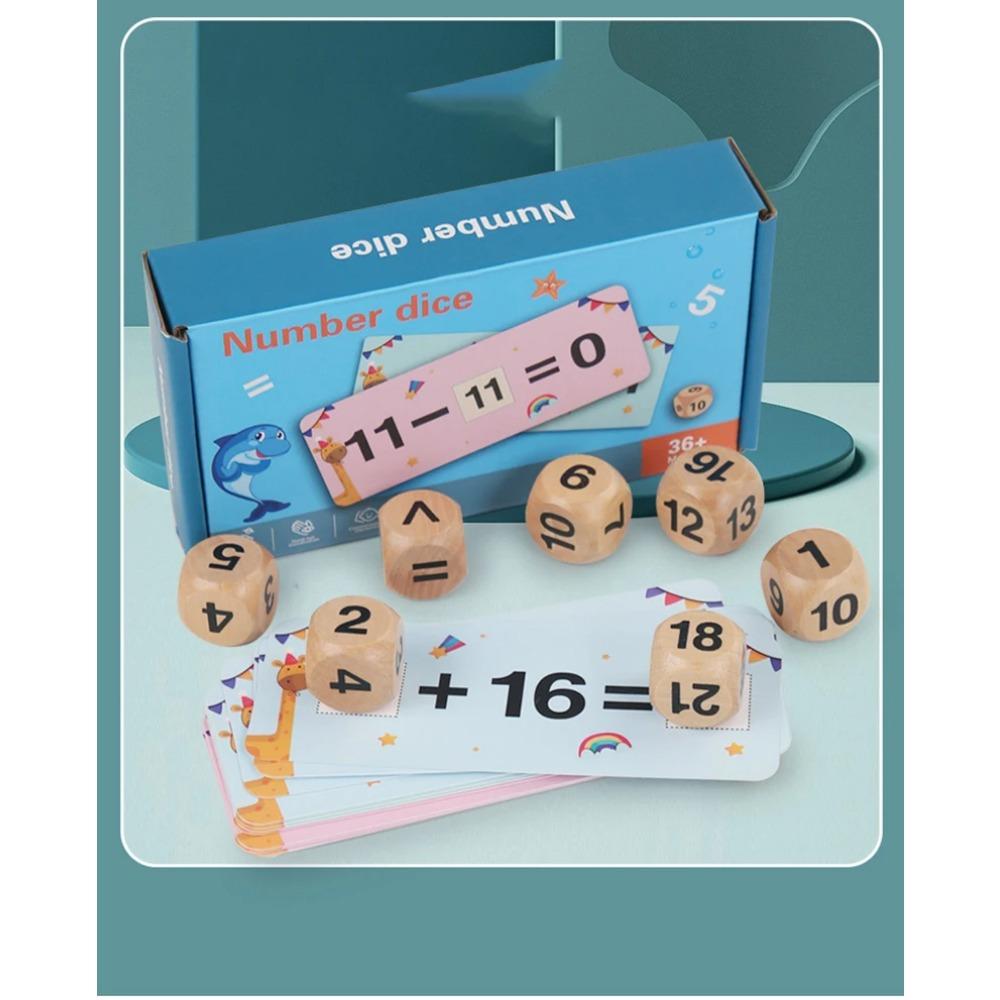 Kid Number Letter Matching Game Montessori Math Toy Arithmetic Addition Subtraction English Word Learning Parish Educational Toy