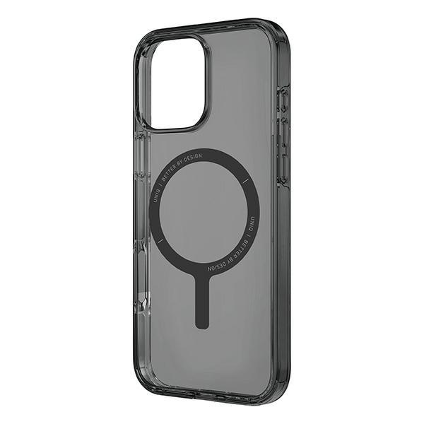 UNIQ Clario Case iPhone 16 Pro 6.3"Magclick Charging Smoke/smoke