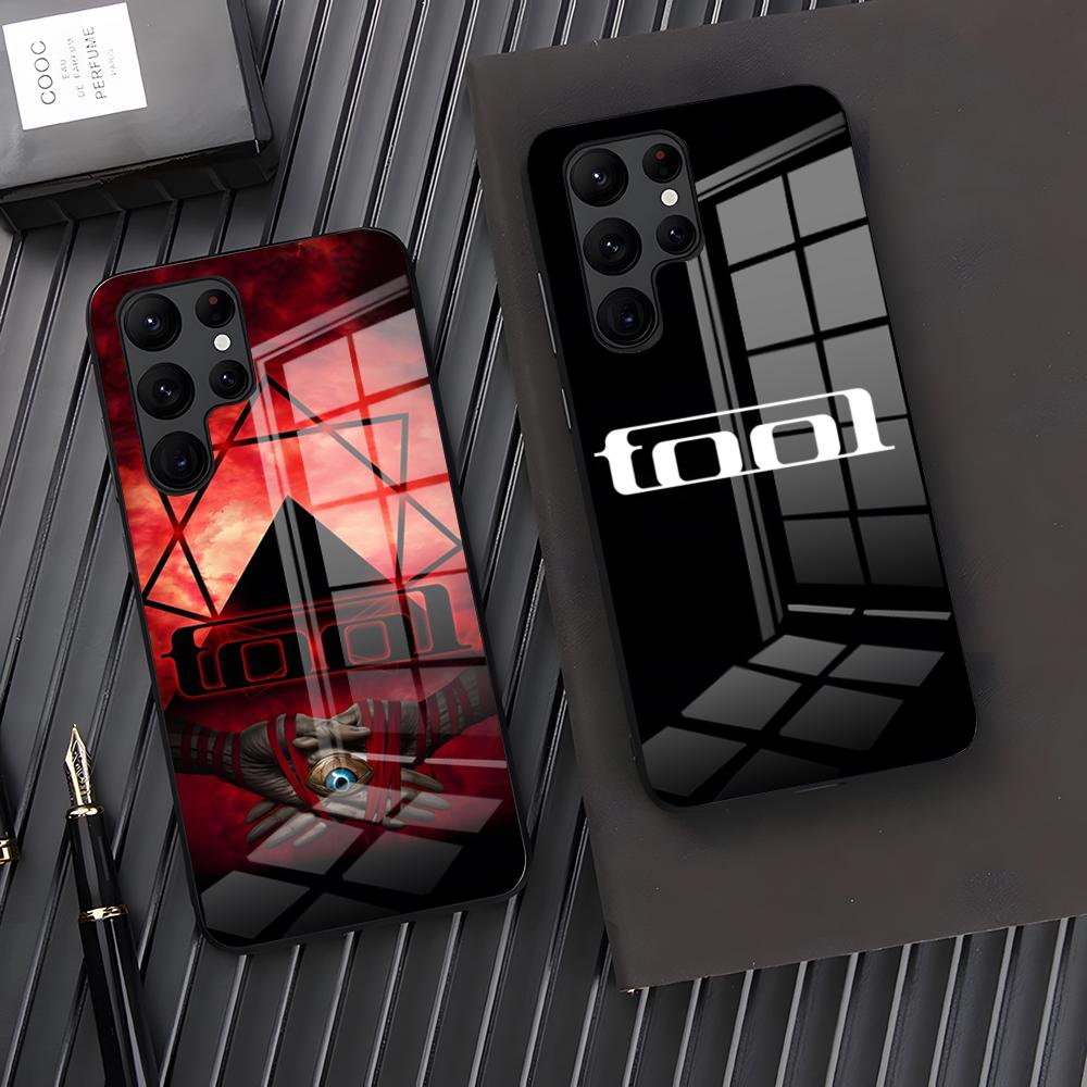 T-TOOL Rock Band Phone Case For Samsung S26 S25 Plus S20 S20 Plus S22 Ultra S23 FE S21 Plus S21 Ultra Glass Cover
