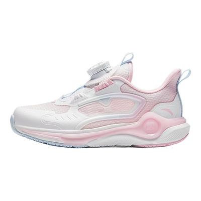 Kids Lingyun 2.0 Fabric Comfortable Non-Slip Low-Top Running Shoes Kids Sneaker White Pink 322439903-2
