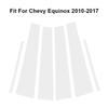 Silvery Car PC Material Pillar Post Cover Door Trim Window Molding Sticker Accessories Plate Fit For Chevy Equinox 2010-2017