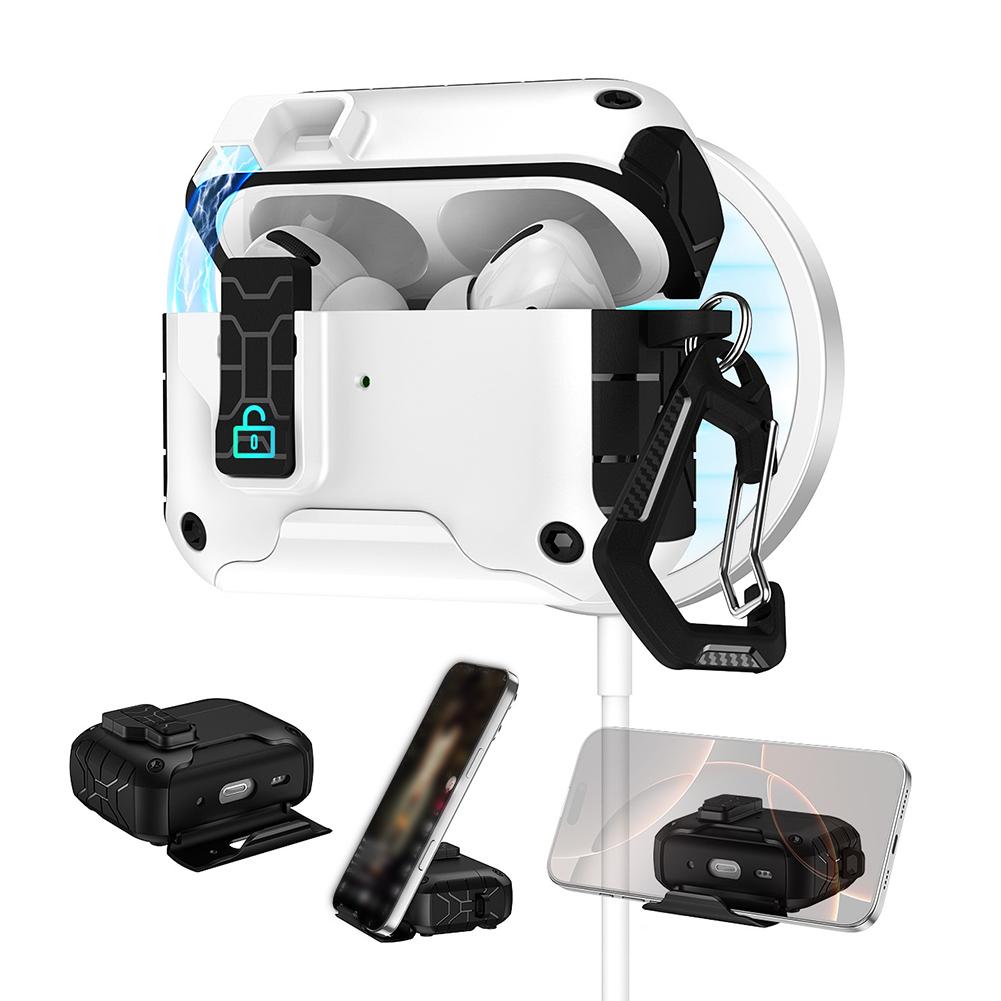 (2025 New) for AirPods Pro 3 Protective Case Secure Lock Case Cover with Keychain For Airpods Pro 3rd Generation