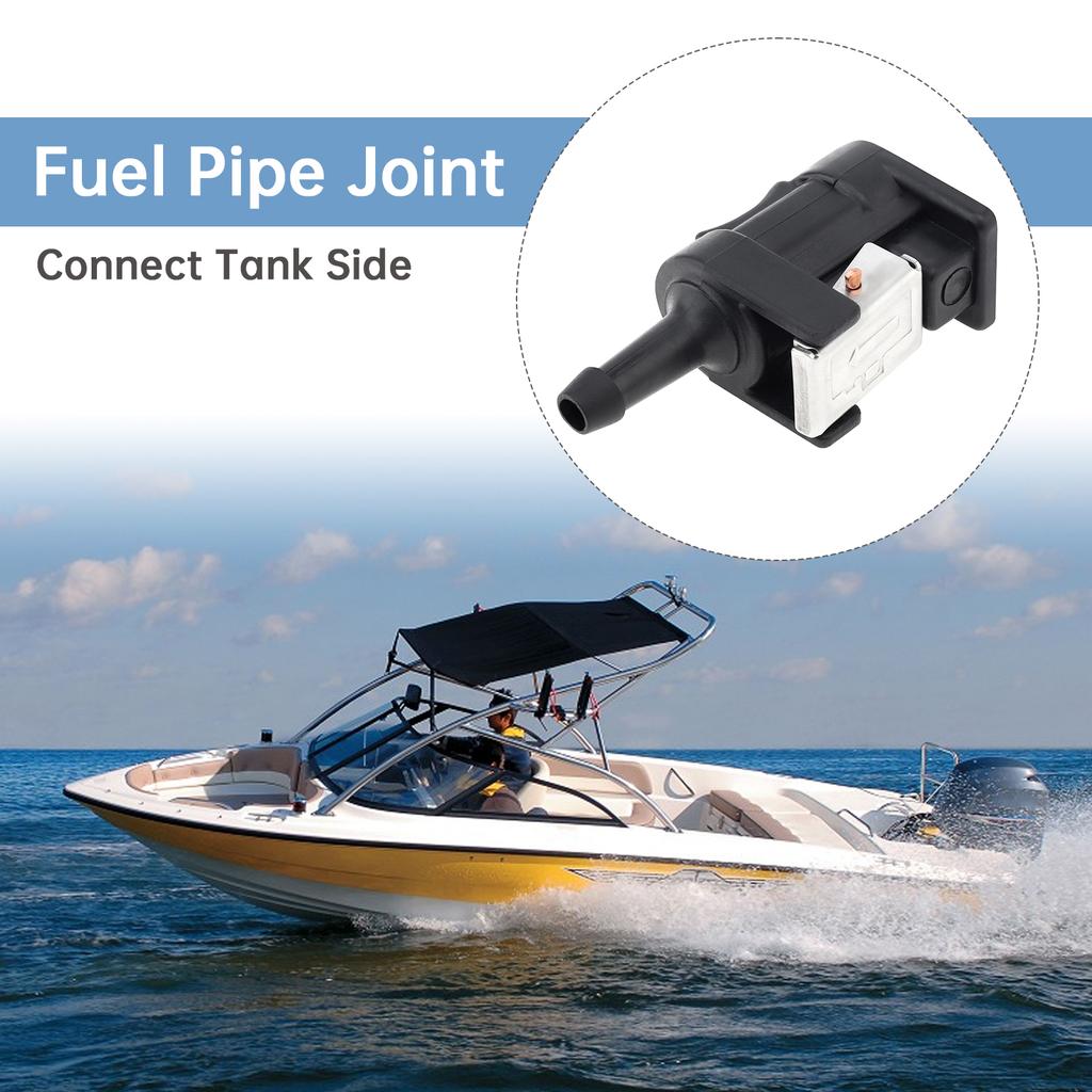 6mm Innengewinde Schnellkupplung Kraftstoffleitung Hochdruck Verschleißfester Verbinder Fitting für Außenbordmotor Marine
