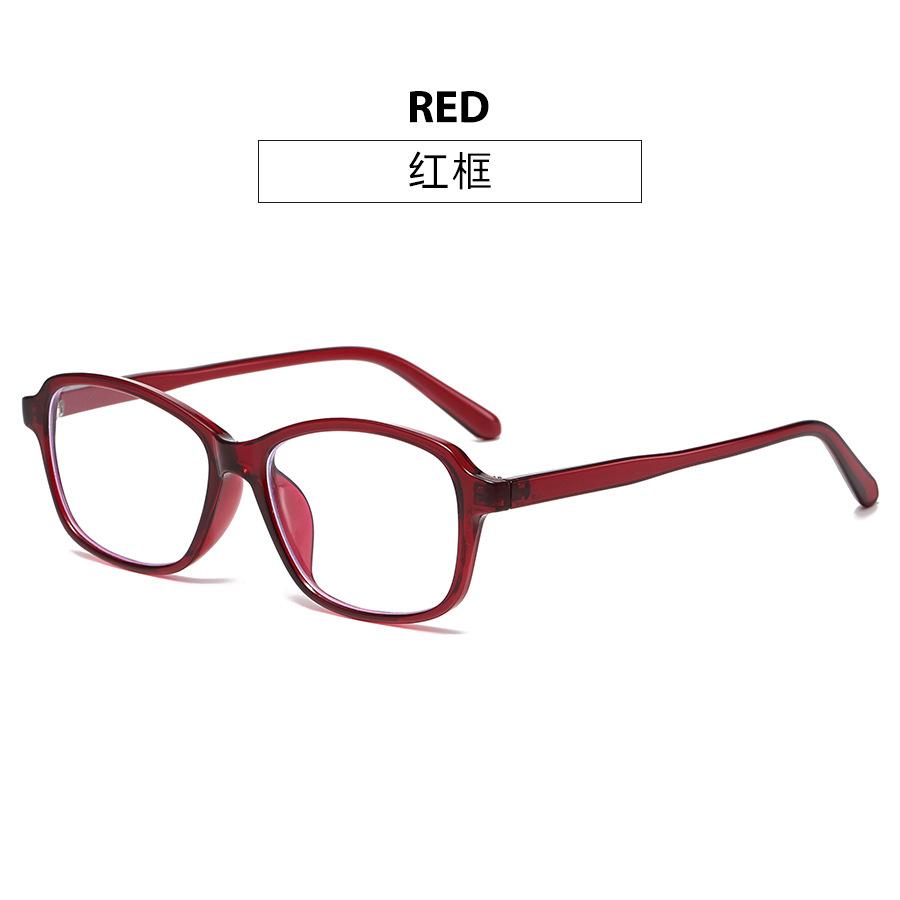 New polygonal box optical mirror simple plain anti-blue flat mirror myopia frame ins wind tip