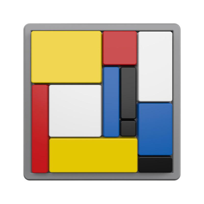 Children's Educational Logic Puzzle Blocks: Parent-Child Intelligence Development Game