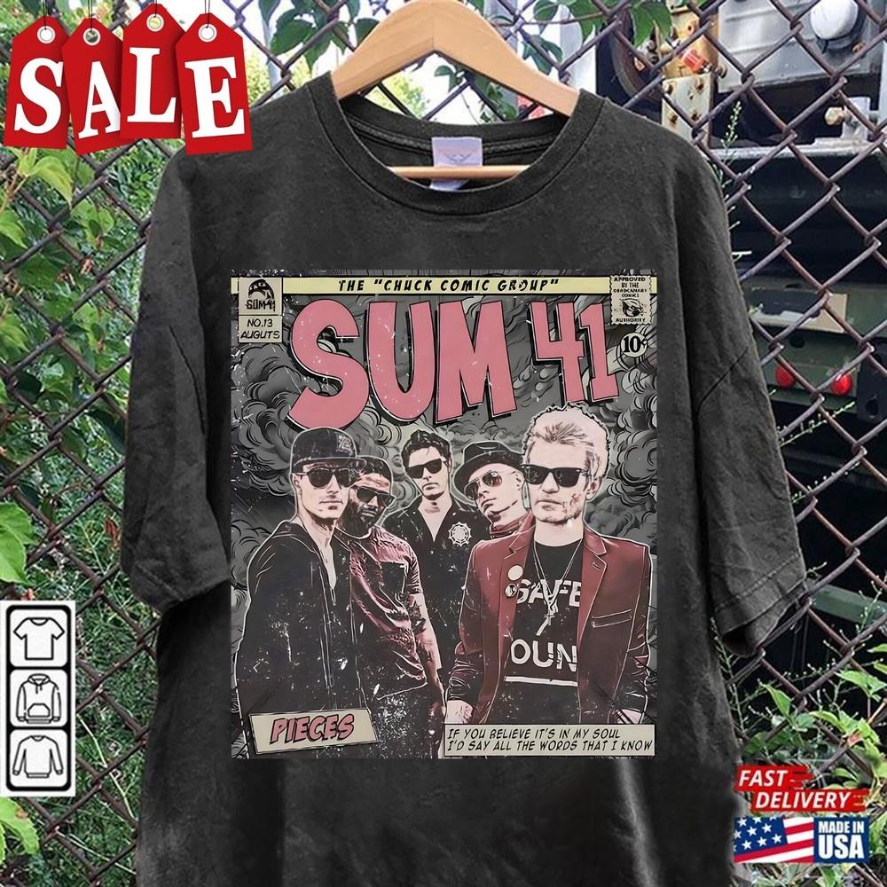 New Rare Sum 41 Band Gift Family Unisex S235XL Shirt 7D19 Unisex T-Shirt XXXL