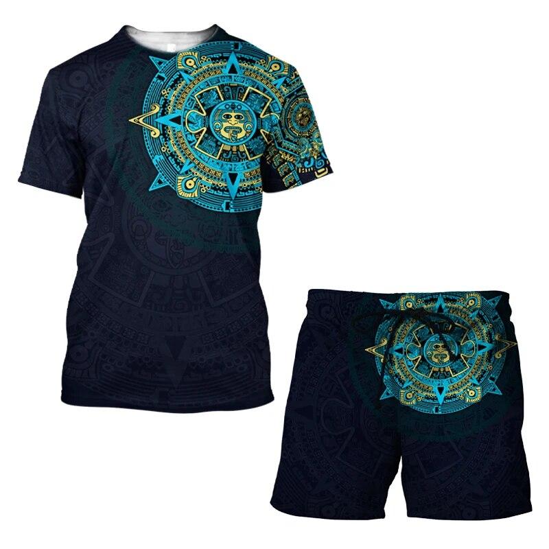 

Летний модный мужской комплект из 2 предметов, спортивные костюмы, повседневная футболка с короткими рукавами и 3D принтом + шорты, брюки, костюмы, мужская одежда XXXL