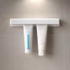 Wall Mounted Toothpaste Squeezer Holder for Bathroom Storage No Drilling Installation for Face Wash and Toothpaste Organizer Shelf