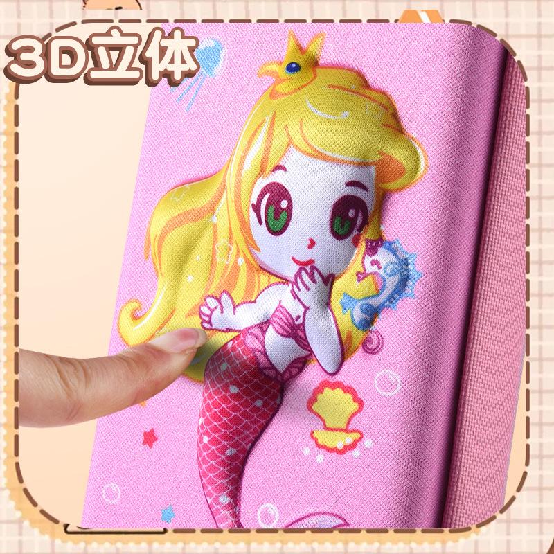 3D School Stationery Box Pencil Case - Girls' Cartoon Design - Large Capacity - Pencil Box For Students And Children - Gift For Kids