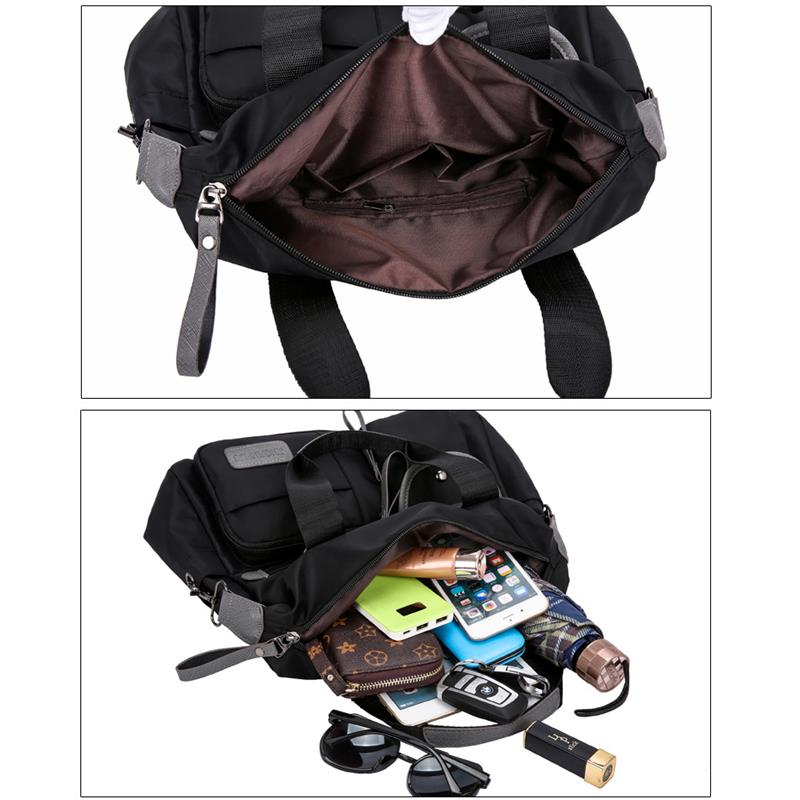 2026 Women Shoulder Bag Nylon Handbags Waterproof Crossbody Bag Large Capacity Multifunctional Tote Travel Messenger