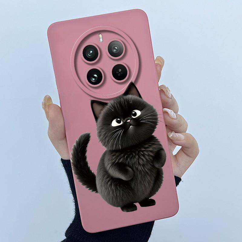 Case For Realme 12 Pro Plus 12 Plus 12X 5G Phone Case Cartoon Pretty Flower Liquid Silicone Soft TPU Protective Cover Shell Capa