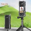 Action-Kamera-Videokäfig, Schutzrahmen, stoßfest, schlagfest, einfach zu installierender Metall-Schutzrahmen, Kamerakäfig-Zubehör für Insta360 X4