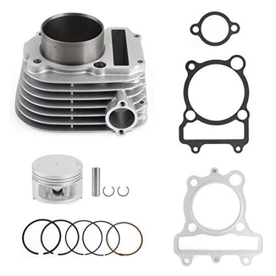 Bruce Shark Standard 70mm Serow 225 Kit with and Top End for Yamaha XT225 Serow and TTR230 & Bore-Up Cylinder, Piston, Gasket, (1992-2000), TTR225,
