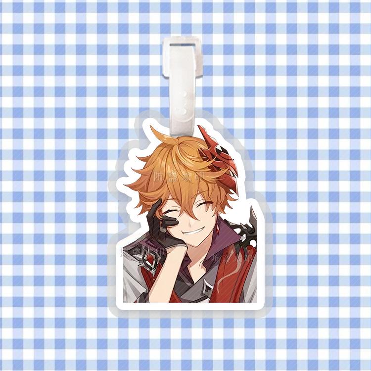 Genshin Impact Tartaglia Luggage Tag & Backpack Charm