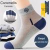 Caramella Herren 100% Baumwolle Atmungsaktive Mittelhohe Socken