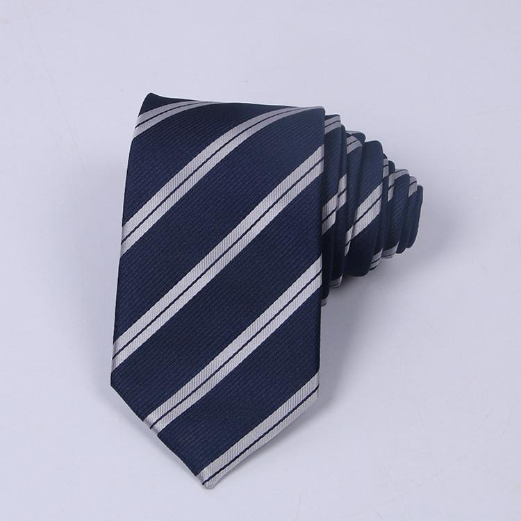 Student Jk Uniform Tie With Striped Pattern For School Wear