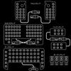 Pure White LED Room Lamp for 150 Series Prado and GRJ151 TX-L (5-Passenger Only) TRJ150, GRJ150,