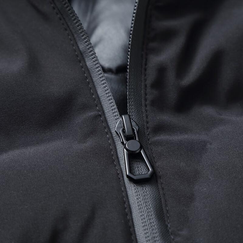 Heren Grote Maat Gewatteerd Vest met Capuchon, Halflang