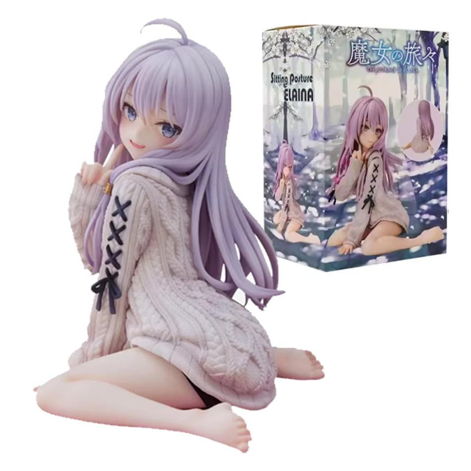 

Фигурка Elaina из аниме, вязаное платье, ведьма Elaina, фигурка для действий, ПВХ, коллекционная модель, куклы, игрушки, на Рождество, горячие