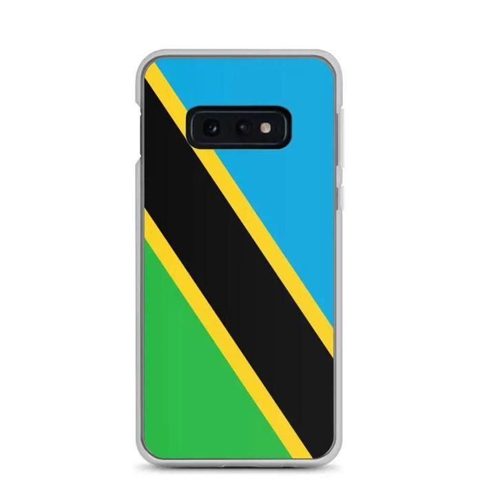 Coque Téléphone - Samsung - Galaxy S10e - Drapeau Tanzanie - Souple - Multicolore