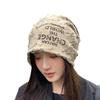 Women's Slouchy Beanie for Spring & Autumn: Stylish Postpartum Hat for a Trendy, Small Face Look.