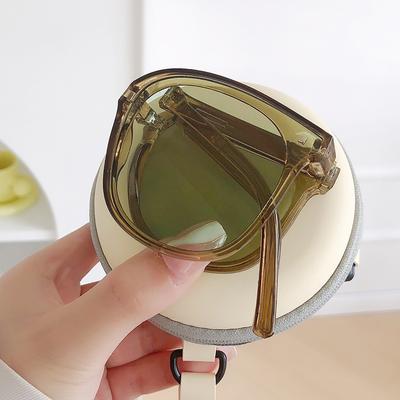 Foldable Air Cushion Sunglasses For Women Xiaohongshu Under The Same Anti-Ultraviolet Sunglasses For Men