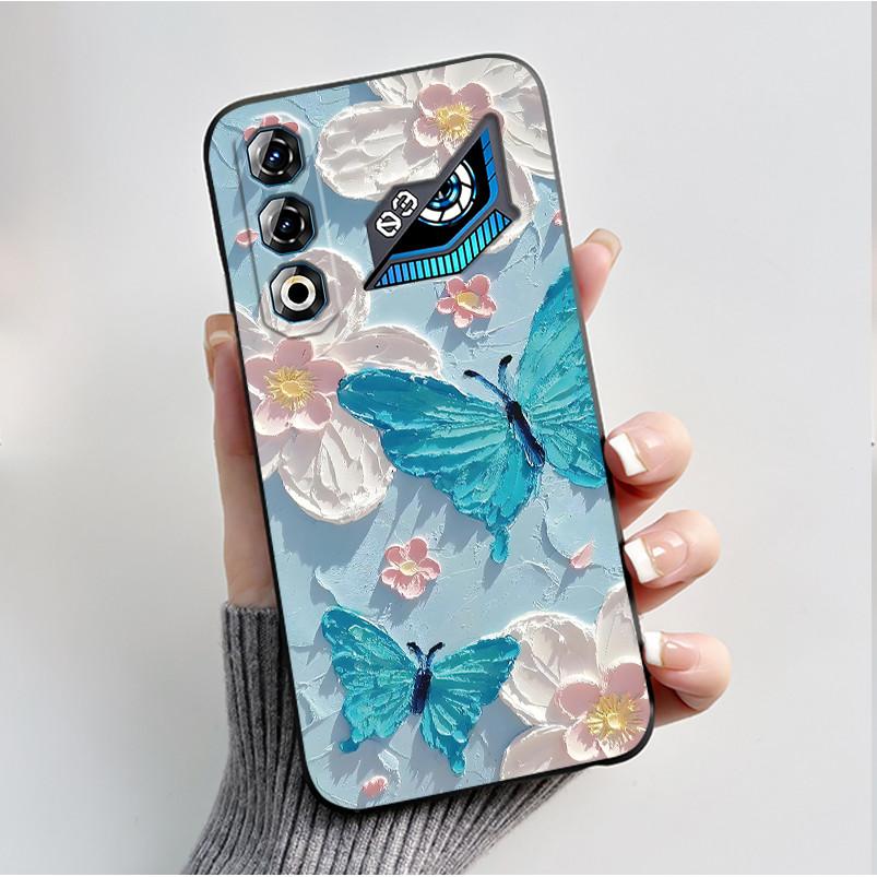 For ZTE Nubia Neo 3 Neo3 GT 5G Case Z2465N Shockproof Silicone TPU Butterfly Flower Back Cover For Nubia Neo 3GT Soft Phone Case