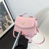 PU Versatile and Fashionable Portable Small Square Bag Single Shoulder Crossbody Bag Luxury Designer Handbag AVE