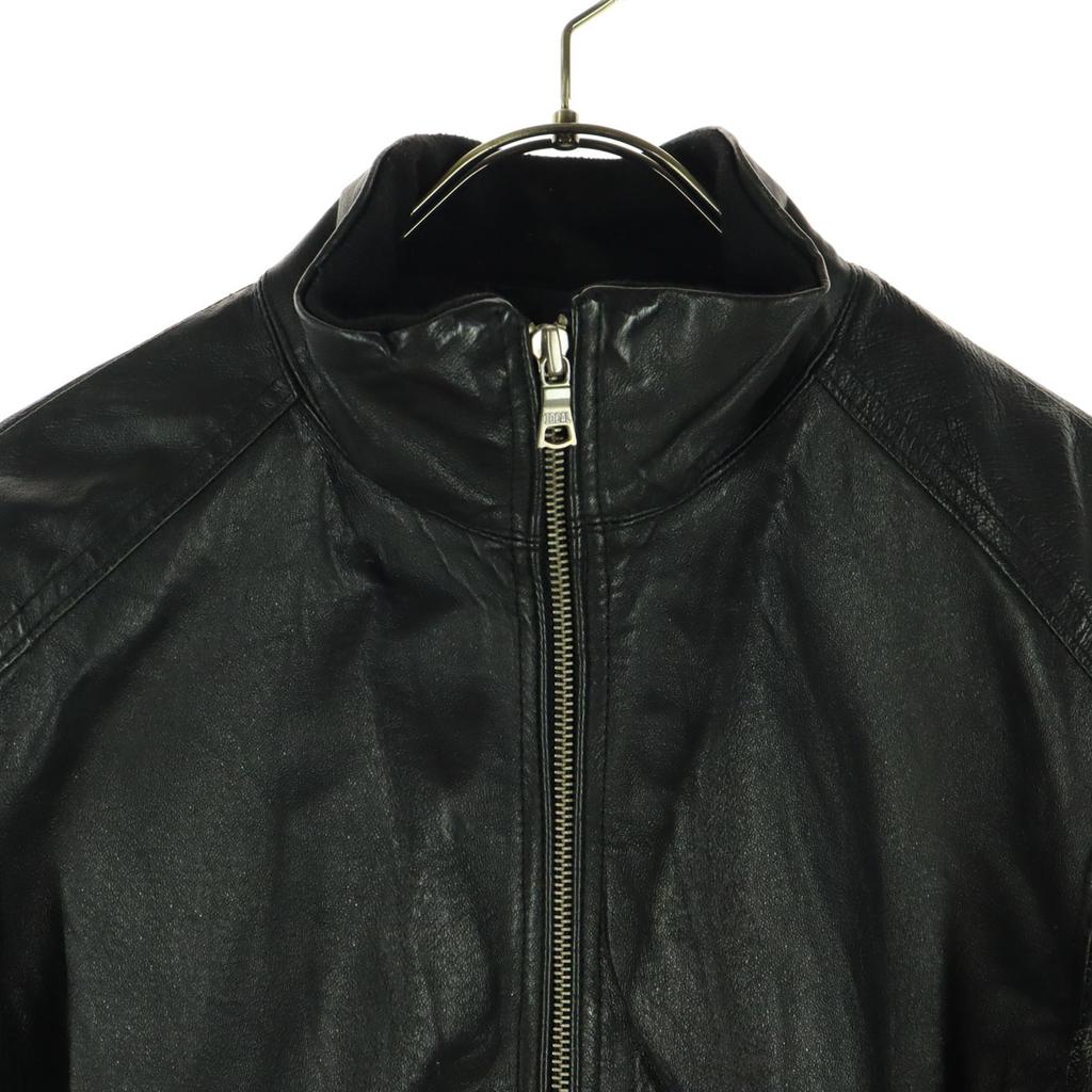 UNIVERSAL FREAKS Long sleeve leather jacket M black Men's Used