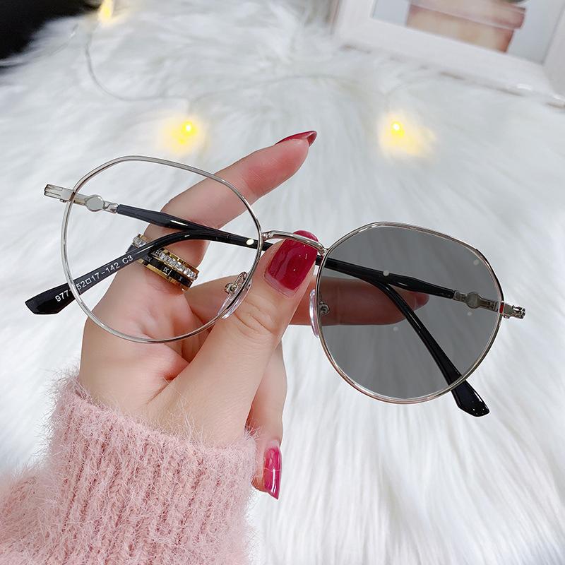 Xiaomi Photo-sensitive Color-changing Anti-blue Light Myopia Glasses With Fashionable Metal Frames 9771