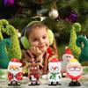 Bounce Toy Snowman Santa Claus Reindeer Christmas Wind Up Toys Assorted for Kids Boys Girls