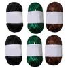 Metallic Knitting Yarn 87.48Yard Metallic Tshirt Yarn for Crochet Bag Basket Knitting Project Handbags Home Decoration