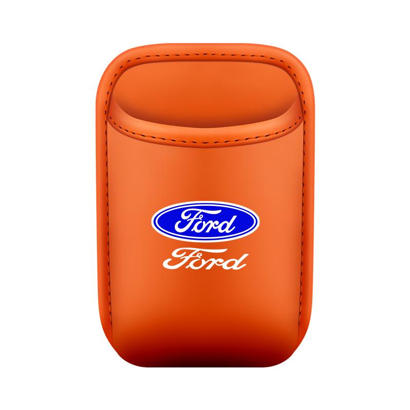 For Ford Mondeo Focus Explorer Escape Kuga Everest Bronco F-150 Ranger Transit Car Door Leather Cup Storage Box xcl3