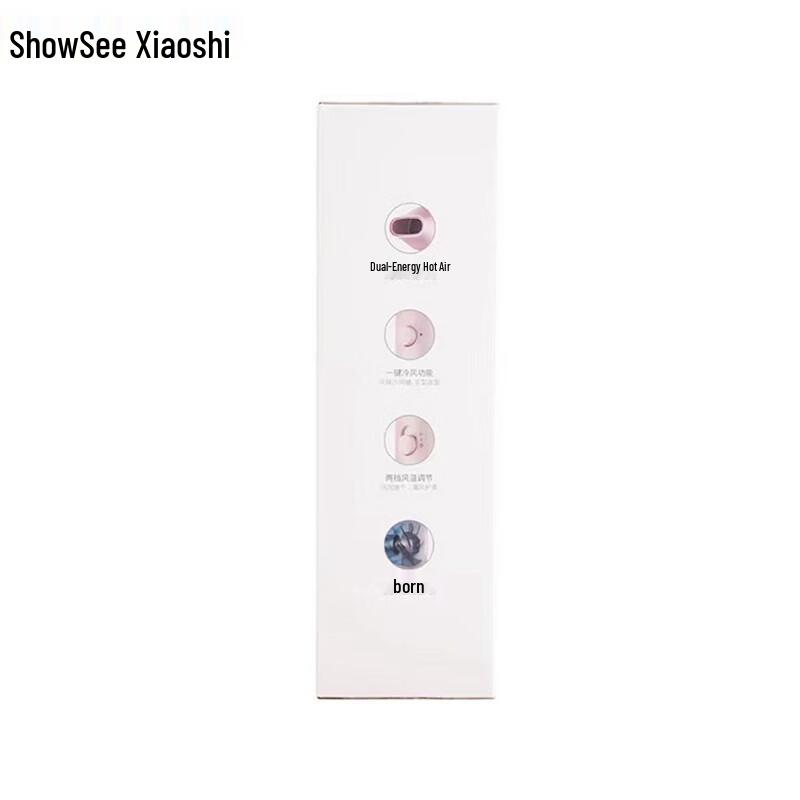 Showsee High-Power Negative Ion Hair Dryer CN plug (adapter included)