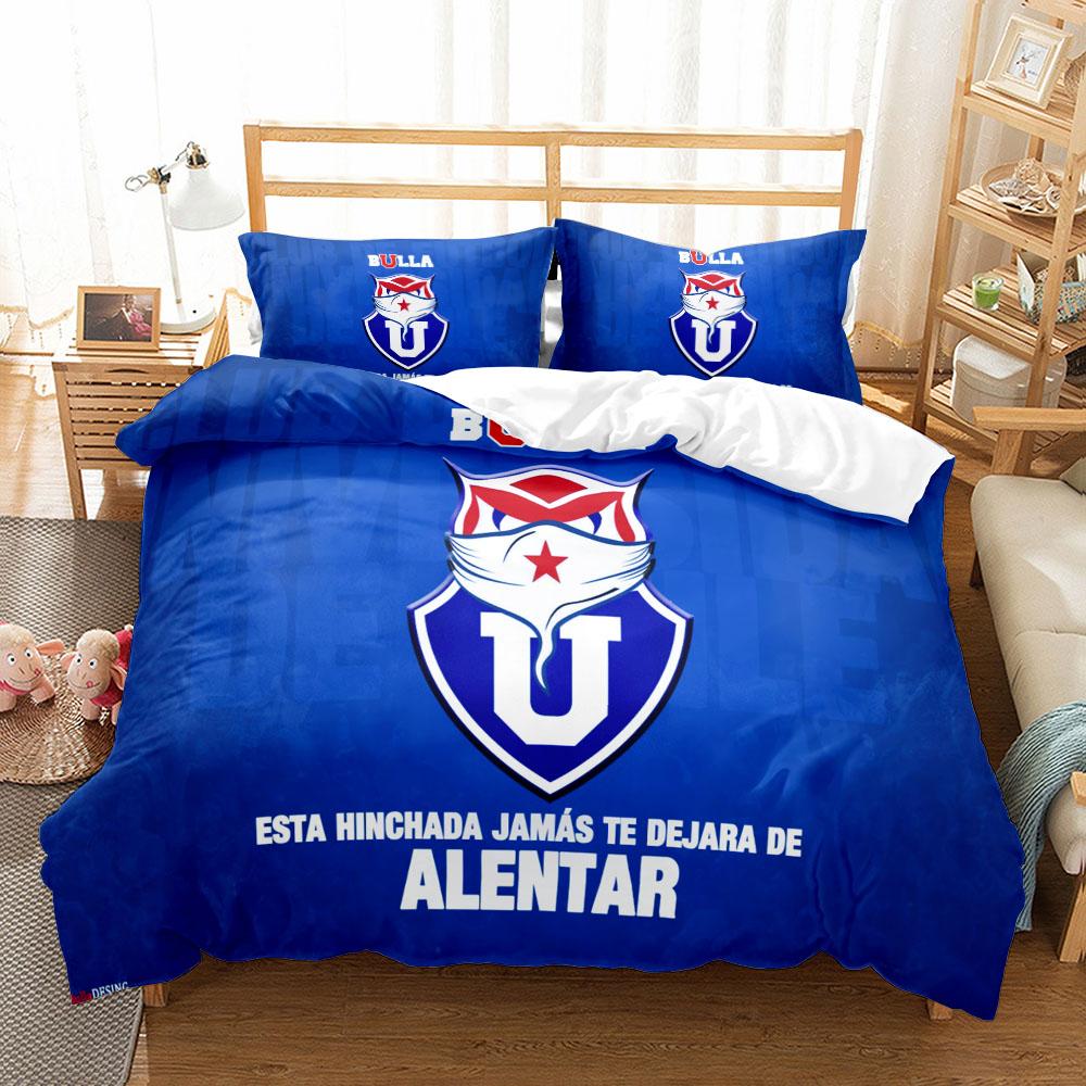 Unión Española Colo Colo Universidad Católica Football Bedding Set Single Double Queen King Bed Linen Set