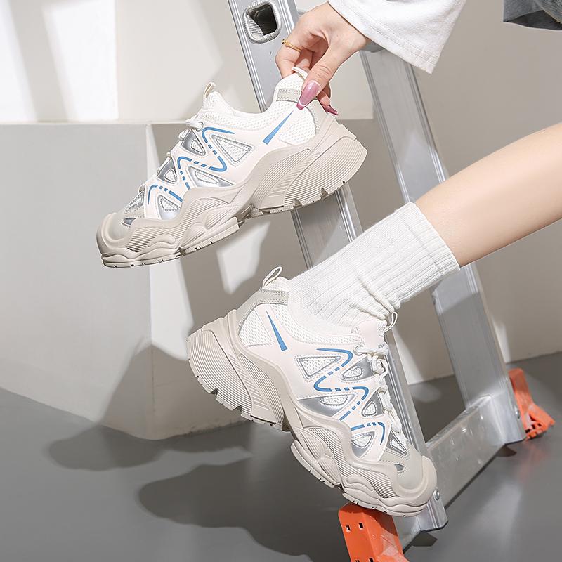 fashion 2024 Summer New Breathable Anti slip Sports Sandals Ugly Cute Shoes Casual Dad Shoes