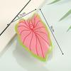 Elegant Hair Clips with Leaf Design Eco-friendly Acetate Material